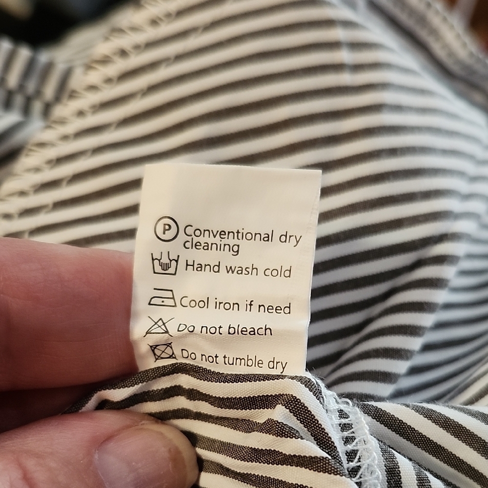 Striped Button-Up Blouse - Picture 11 of 11